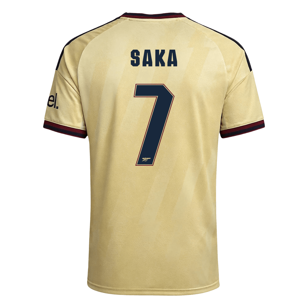 SAKA #7 Arsenal Third Maillot 2026/27 Jaune - UCL