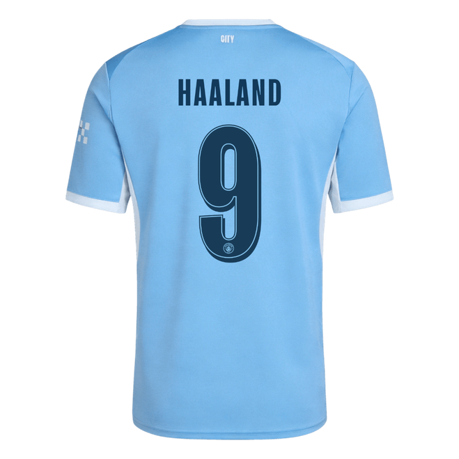 HAALAND #9 Manchester City Domicile Maillot 2026/27 Bleu - UCL