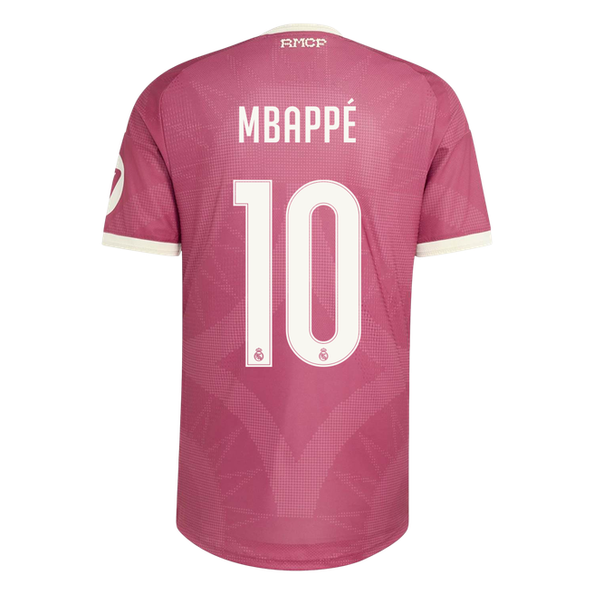 MBAPPÉ #10 Real Madrid Third Maillot 2026/27 Rose Joueur