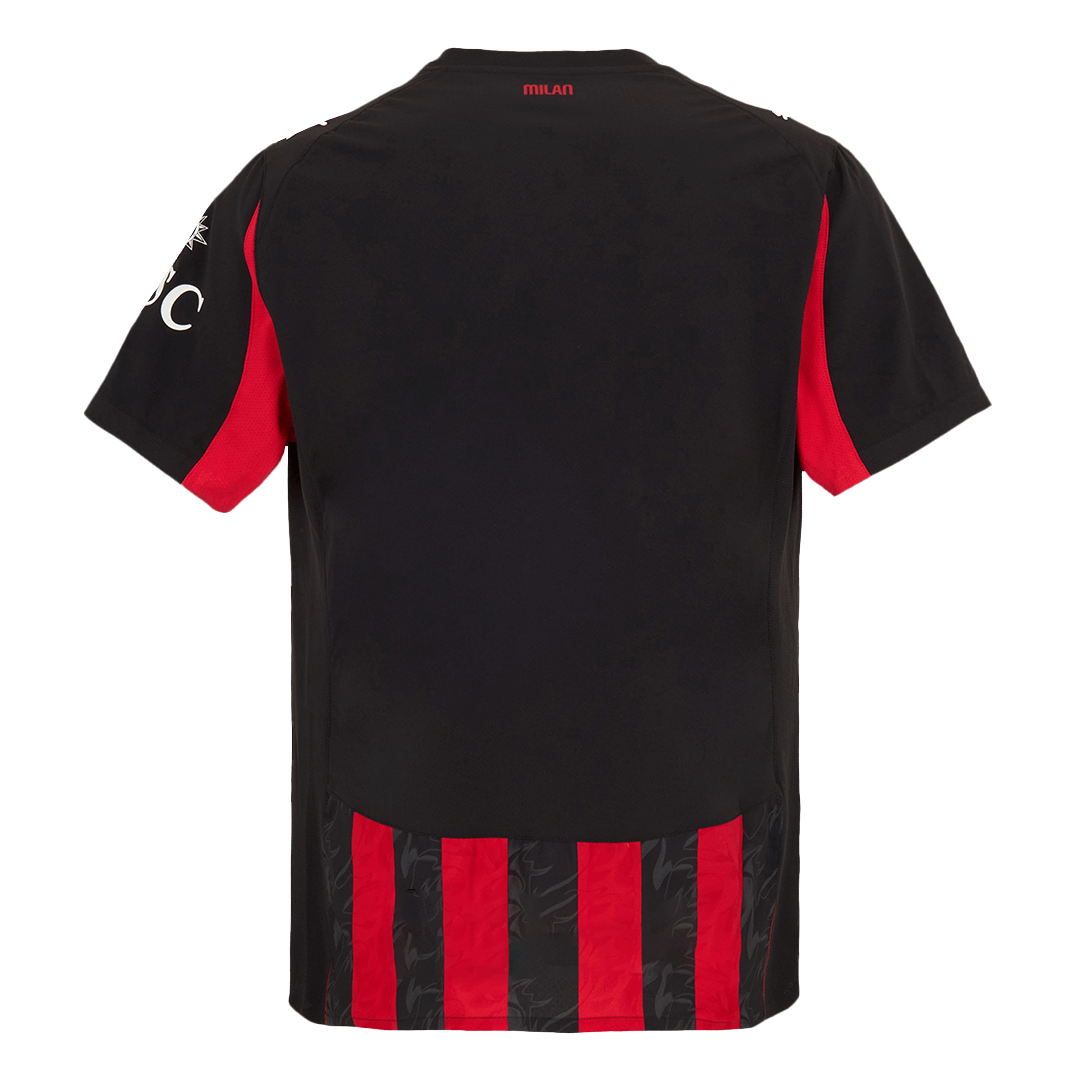 AC Milan Thuis Shirt 2025/26 Rood&Zwart Authentiek