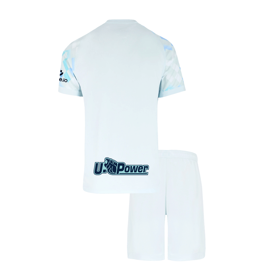 Inter Milan Uitshirt Kit 2025/26 Junior Wit