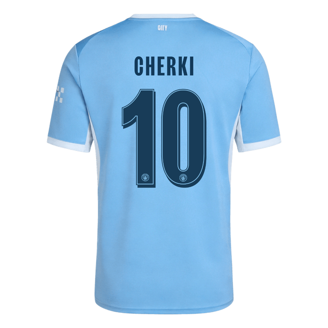 CHERKI #10 Manchester City Domicile Maillot 2026/27 Bleu - UCL