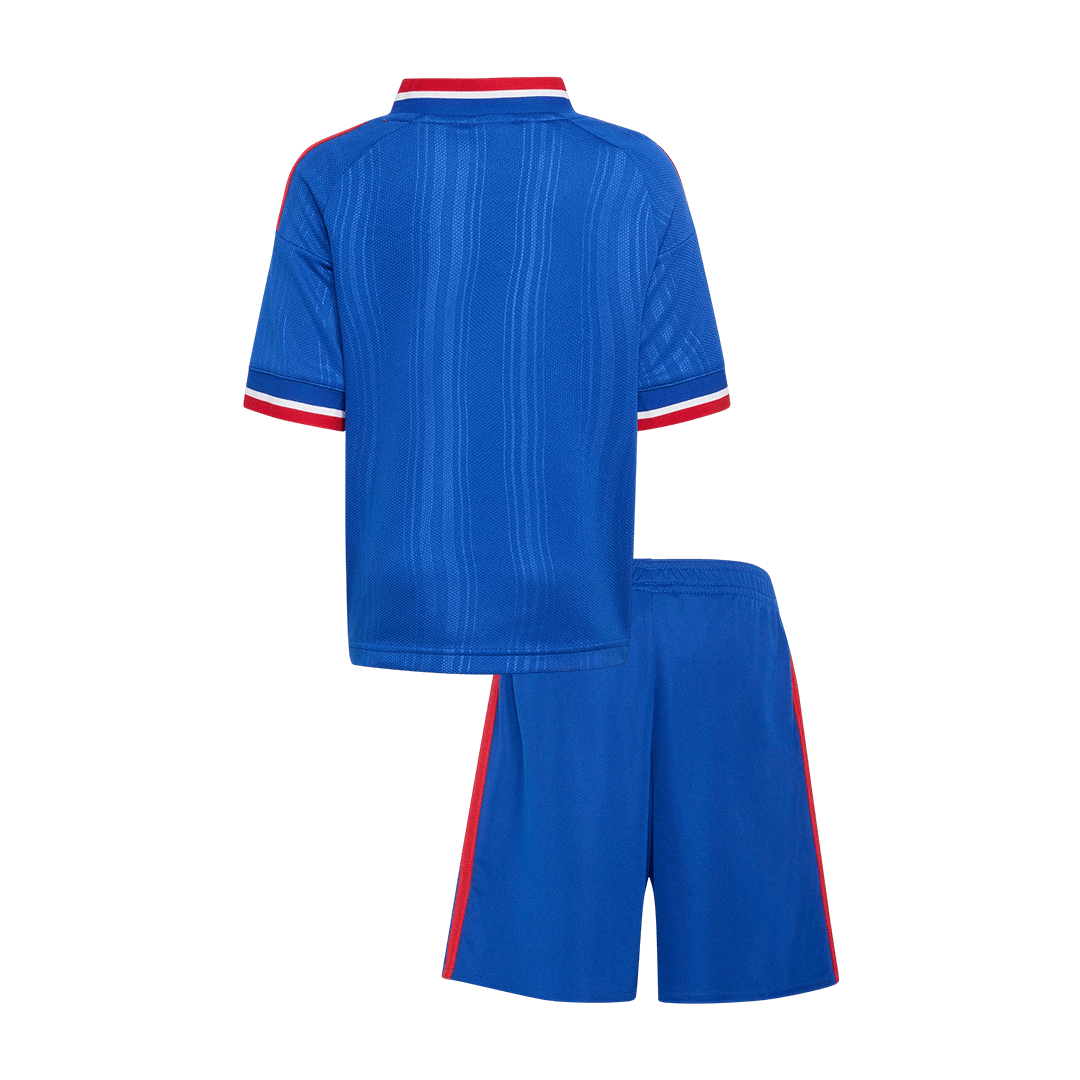 Manchester United Extérieur Maillot Kit 2026/27 Enfant Bleu