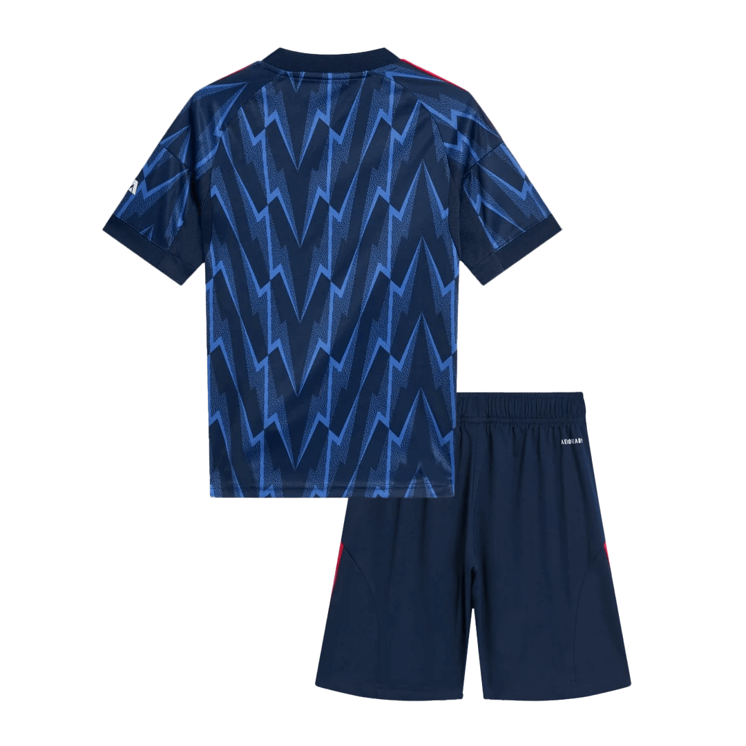Vente Flash Arsenal Extérieur Maillot Kit 2025/26 Enfant Bleu