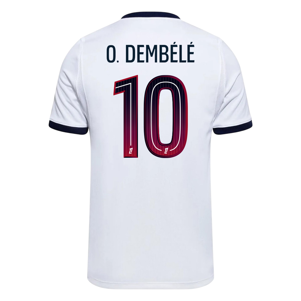 O. DEMBÉLÉ #10 Les Paris Extérieur Maillot 2026/27 Blanc