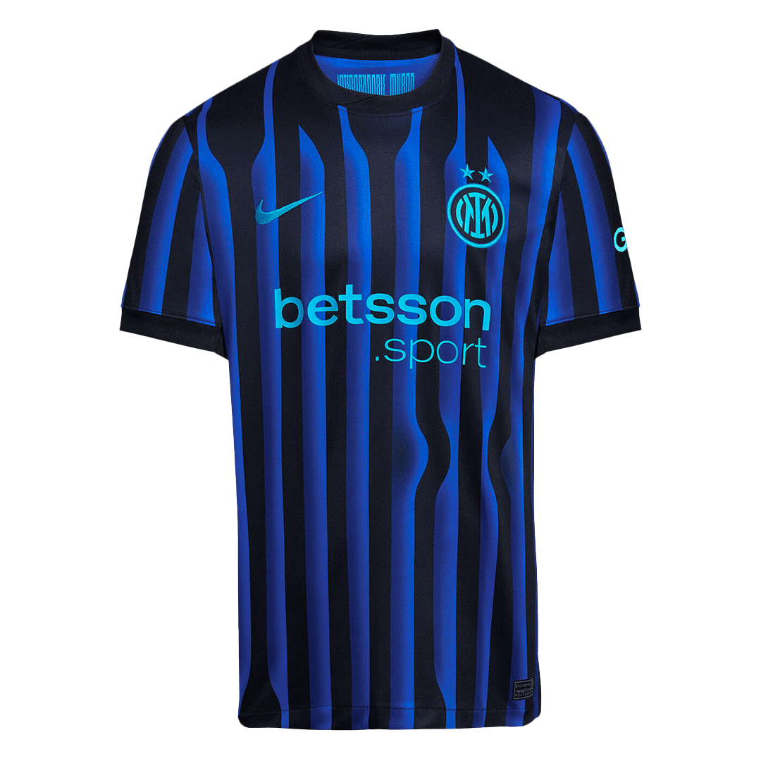DUMFRIES #2 Inter Milan Thuis Shirt 2025/26 Blauw&Zwart