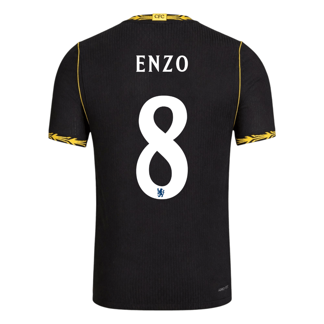 ENZO #8 Chelsea Extérieur Maillot 2026/27 Balck Joueur - UCL