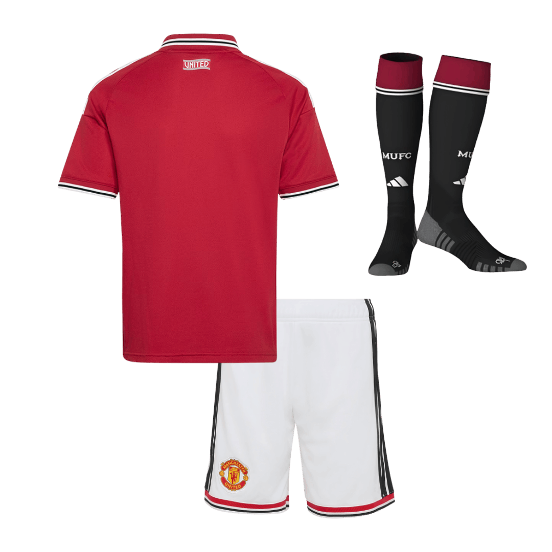 Manchester United Domicile Maillot Kit 2026/27 Enfant Rouge - Super