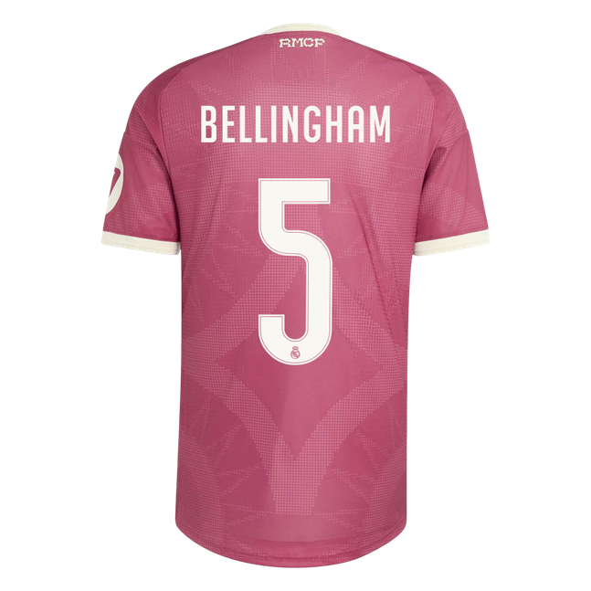 BELLINGHAM #5 Real Madrid Third Maillot 2026/27 Rose Joueur