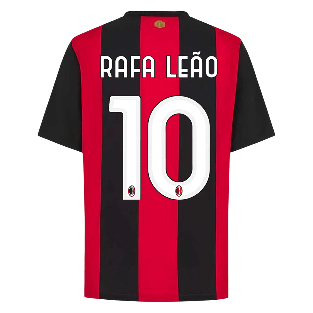RAFA LEÃO #10 AC Milan Domicile Maillot 2026/27 Rouge&Noir