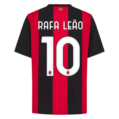 RAFA LEÃO #10 AC Milan Domicile Maillot 2026/27 Rouge&Noir
