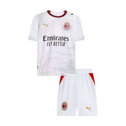 AC Milan Extérieur Maillot Kit 2026/27 Enfant Blanc