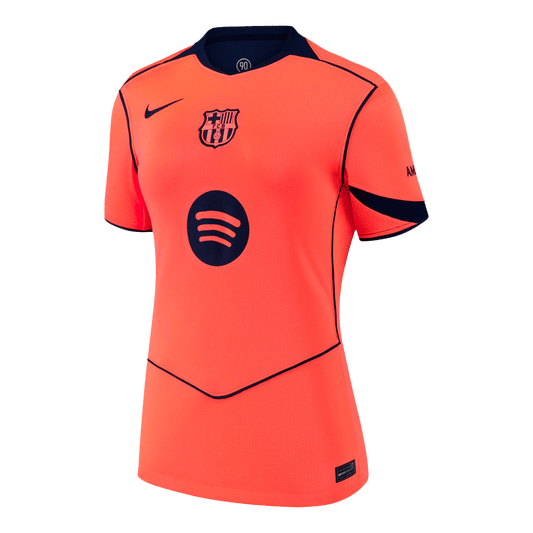 Vrouw Barcelona Derde Thuisshirt 2025/26 Oranje