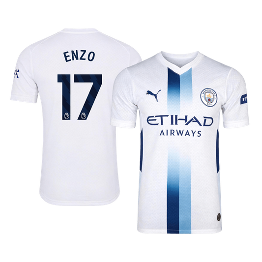 ENZO #17 Manchester City Third Maillot 2026/27 Blanc