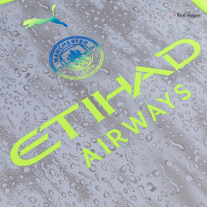 Manchester City Derde Thuisshirt Kit 2025/26 Grijs