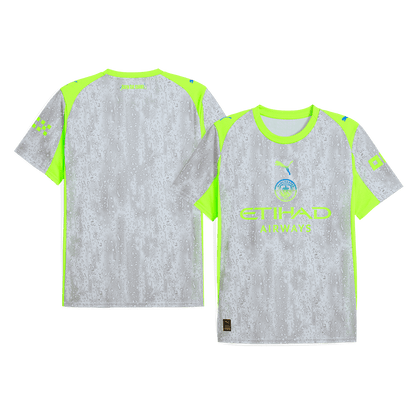 Manchester City Derde Thuisshirt Kit 2025/26 Grijs