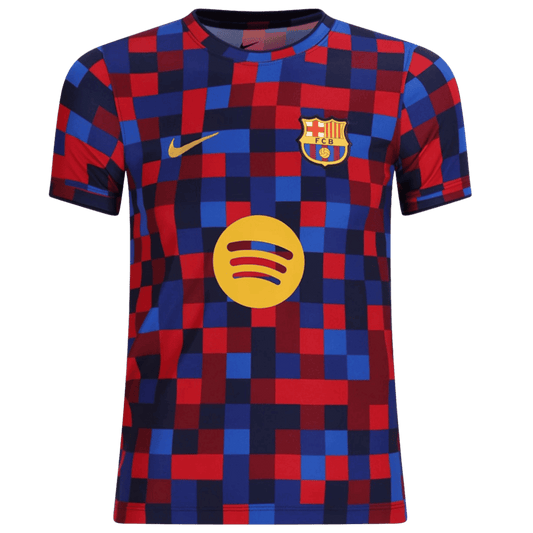 Barcelone Pre-Match Maillot 2026/27 Rouge&Bleu Grande Taille