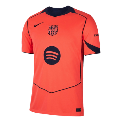 RAPHINHA #11 Barcelona Derde Thuisshirt 2025/26 Oranje - UCL