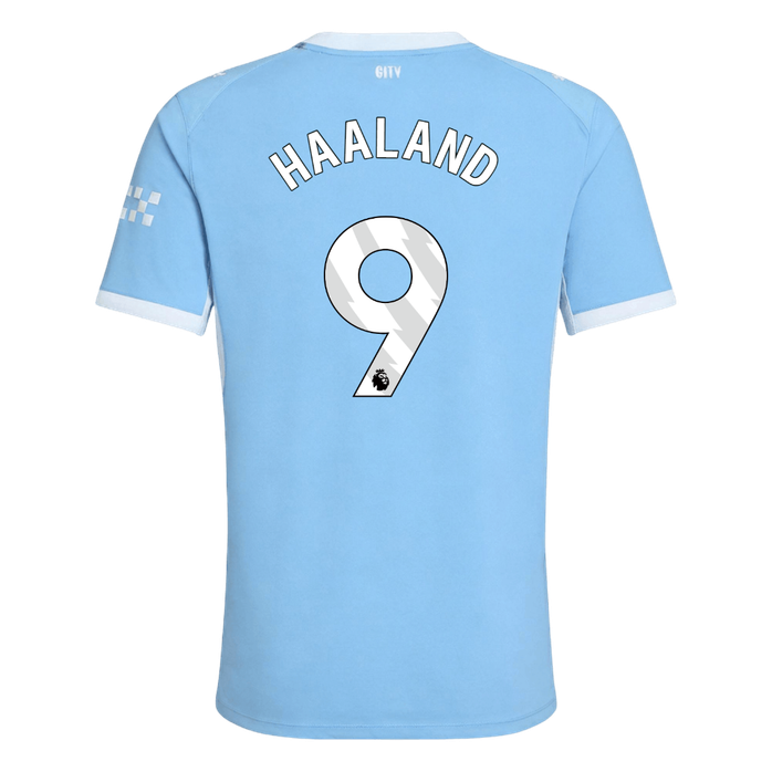 HAALAND #9 Manchester City Domicile Maillot 2026/27 Bleu Joueur