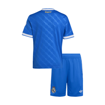 Real Madrid Derde Shirt Kit 2025/26 Junior Blauw