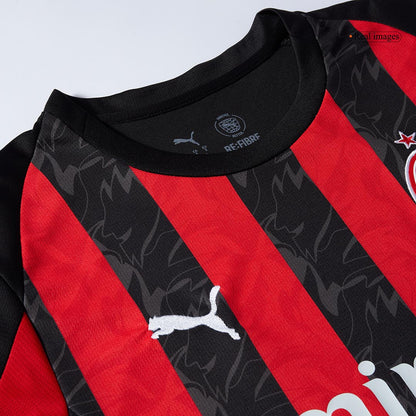 AC Milan Thuistenue Kit 2025/26 Rood&Zwart
