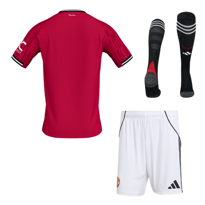 Manchester United Thuisshirt Kit 2025/26 Rood - Super