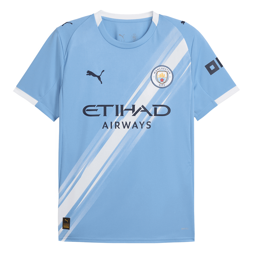 HAALAND #9 Manchester City Thuisshirt 2025/26 Grote Maten