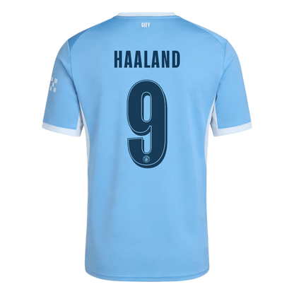 HAALAND #9 Manchester City Domicile Maillot 2026/27 Bleu - UCL