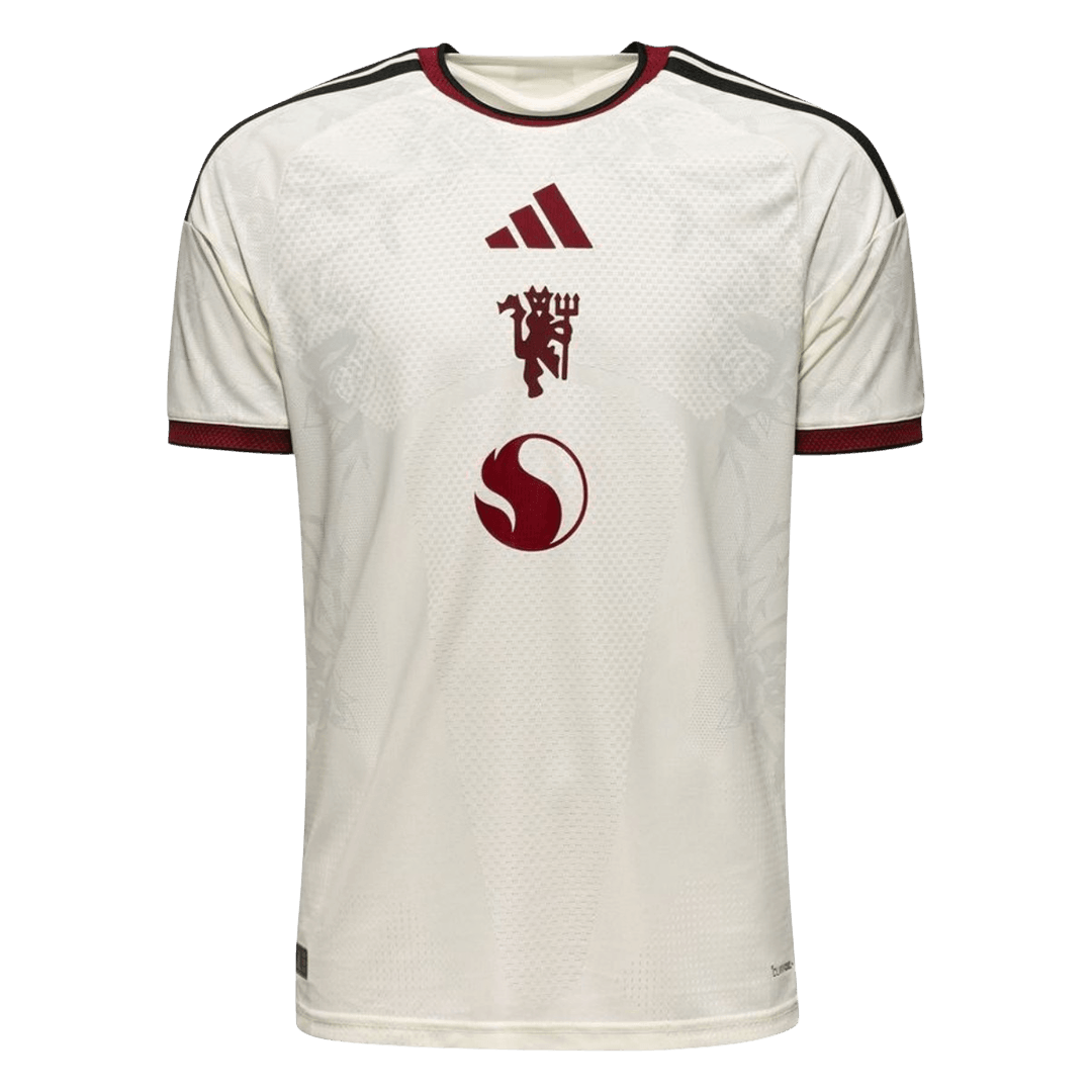 Manchester United Third Maillot 2026/27 Blanc Joueur