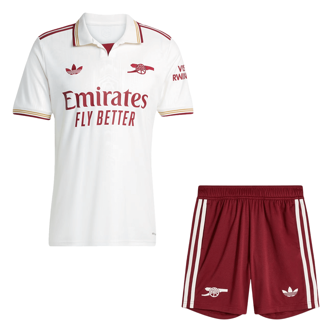 Arsenal Derde Thuistenue 2025/26 Wit