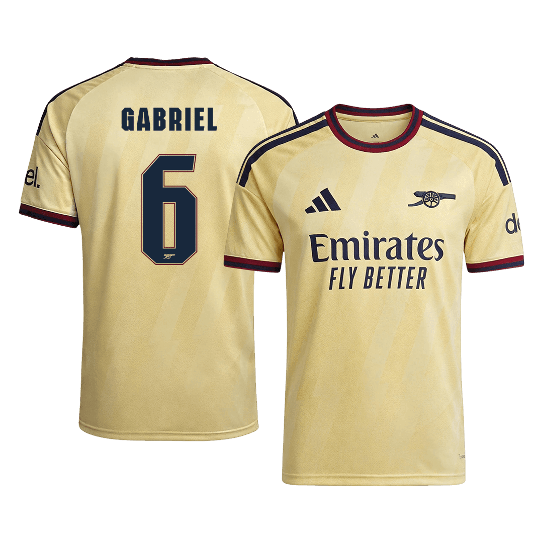GABRIEL #6 Arsenal Third Maillot 2026/27 Jaune - UCL