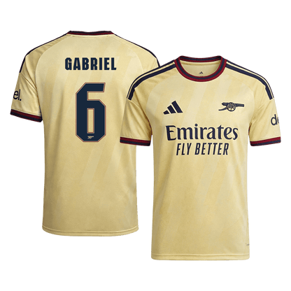 GABRIEL #6 Arsenal Third Maillot 2026/27 Jaune - UCL