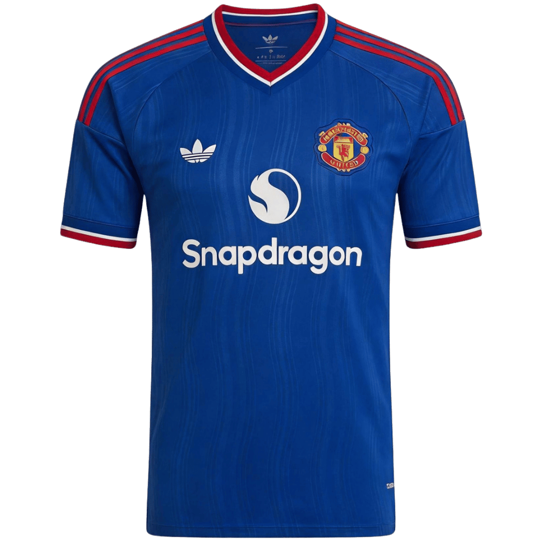 B. FERNANDES #8 Manchester United Extérieur Maillot 2026/27 Bleu