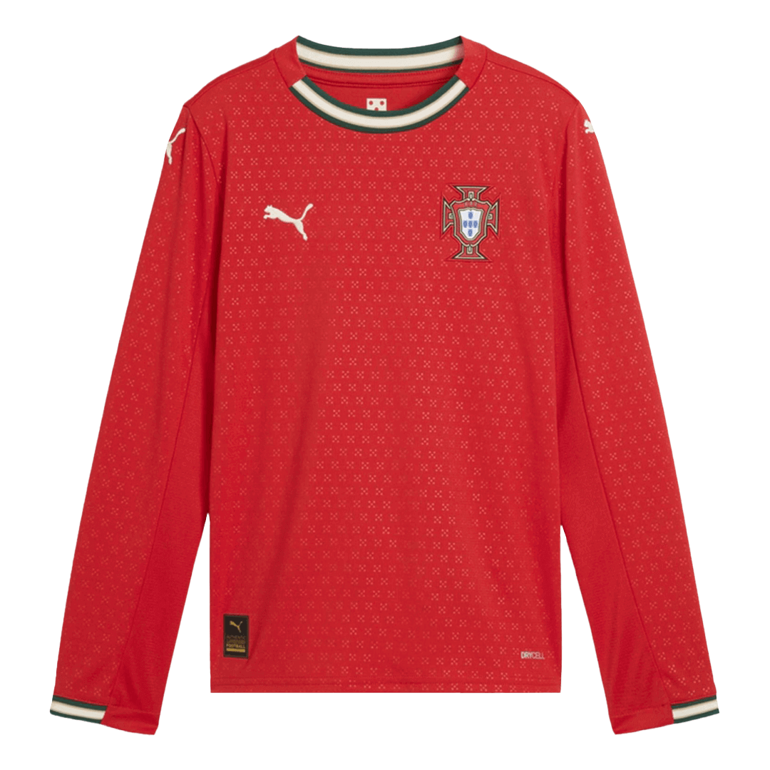 Portugal Thuisshirt Lange Mouwen 2025