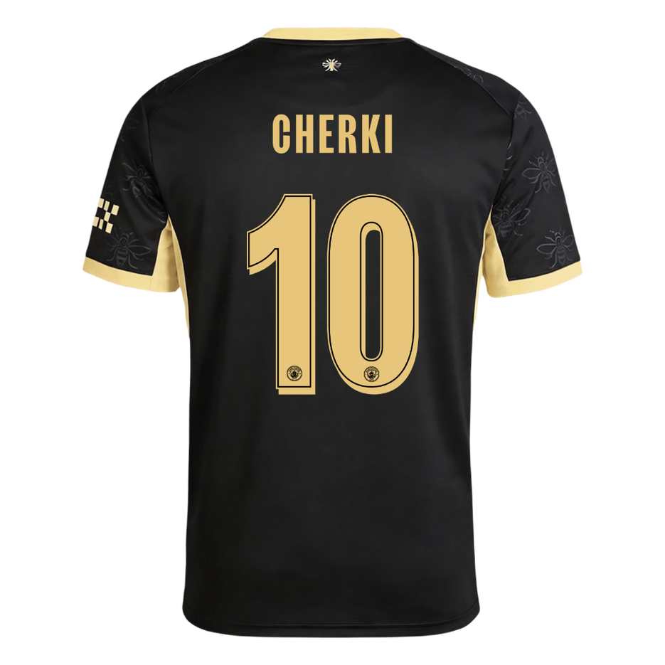 CHERKI #10 Manchester City Extérieur Maillot 2026/27 Noir - UCL
