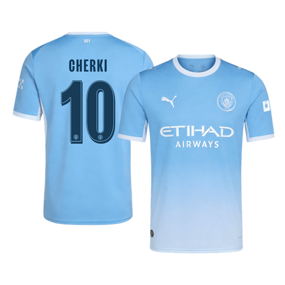 CHERKI #10 Manchester City Domicile Maillot 2026/27 Bleu - UCL