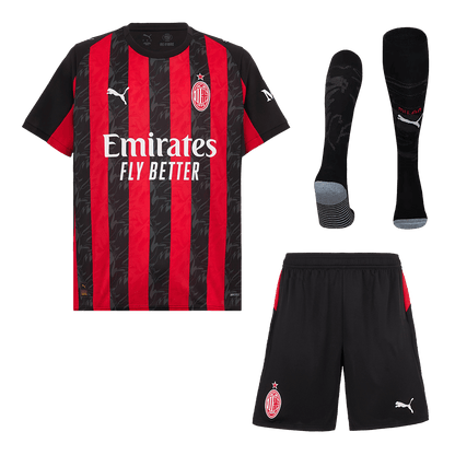 AC Milan Thuisshirt Kit 2025/26 Rood&Zwart