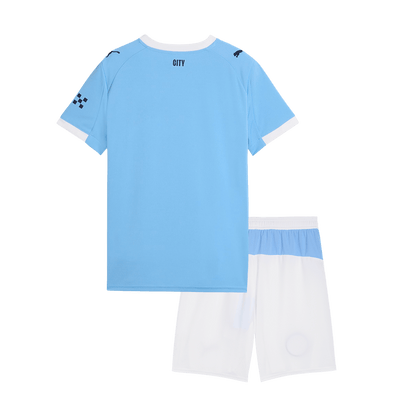 Manchester City Thuisshirt Kit 2025/26 Kinderen