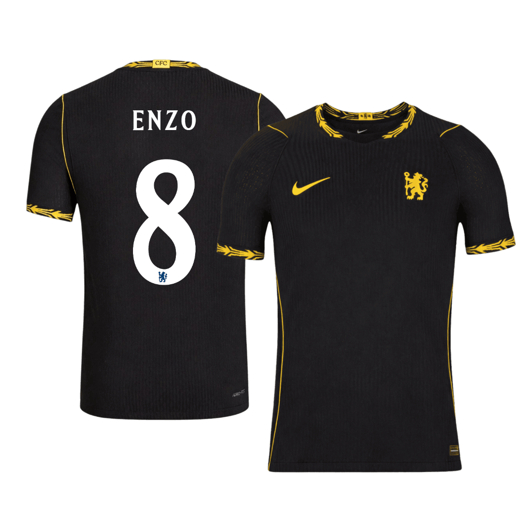 ENZO #8 Chelsea Extérieur Maillot 2026/27 Balck Joueur - UCL