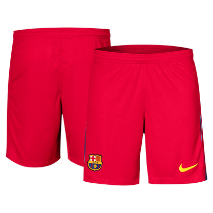 Barcelona Vierde Uittenue Korte Broek 2025/26 Rood