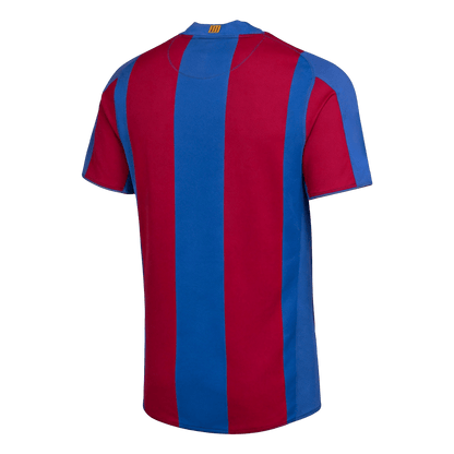 Retro FC Barcelona Thuisshirt 2007/08 Blauw & Granaatrood