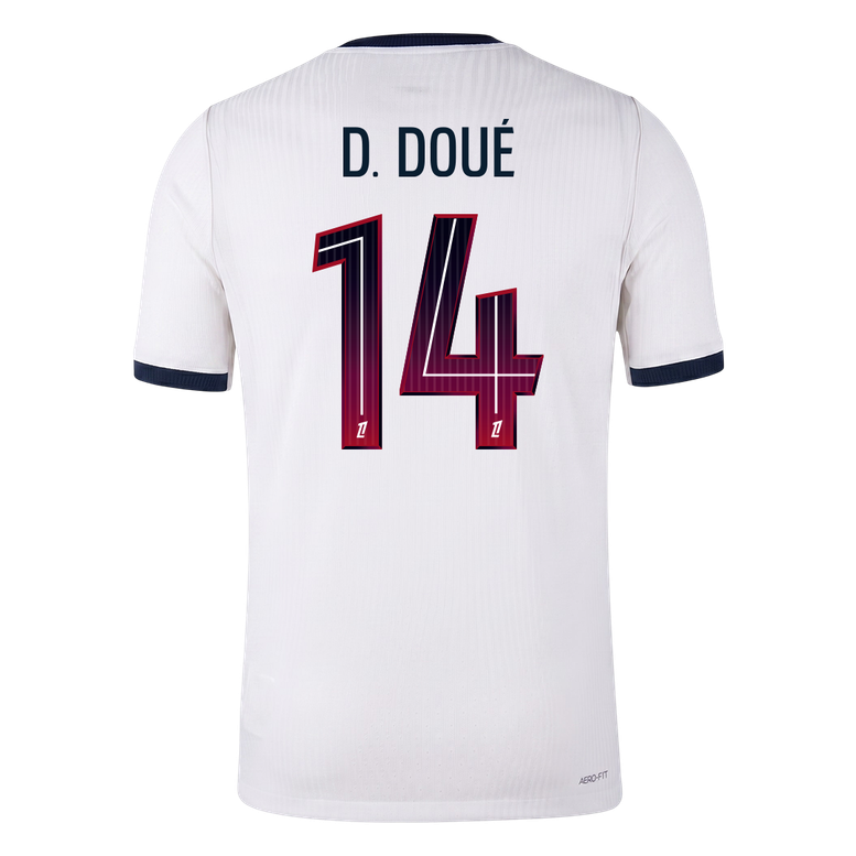 D. DOUÉ #14 Les Paris Extérieur Maillot 2026/27 Blanc Joueur