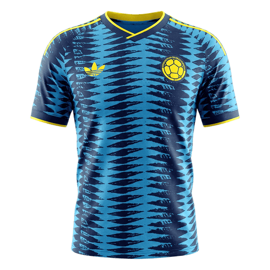 Colombie Extérieur Maillot - Coupe du Monde 2026 Bleu Joueur