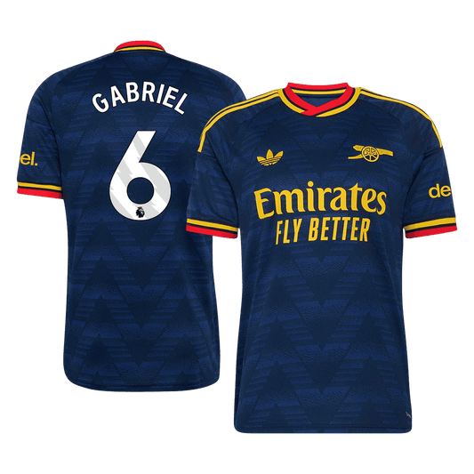 GABRIEL #6 Arsenal Extérieur Maillot 2026/27 Bleu marine