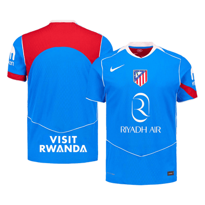 Atlético Derde Shirt 2025/26 Blauw Speler