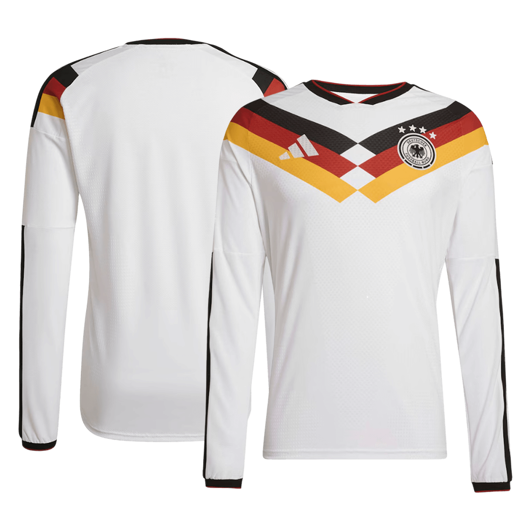 Duitsland Thuis Shirt Lange Mouwen - WK 2026 Wit Grote Maat