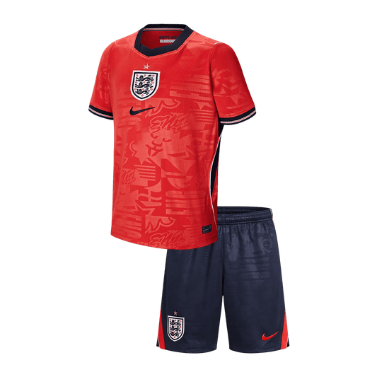 Vente Flash Angleterre Extérieur Maillot Kit - Coupe du Monde 2026 Enfant Rouge