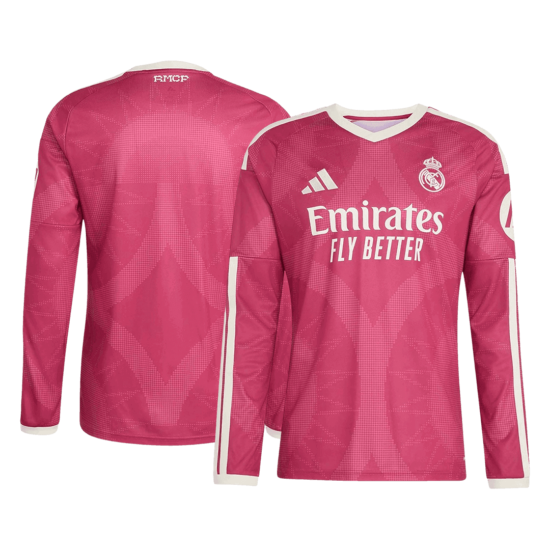 Real Madrid Third Maillot Manches Longues 2026/27 Rose