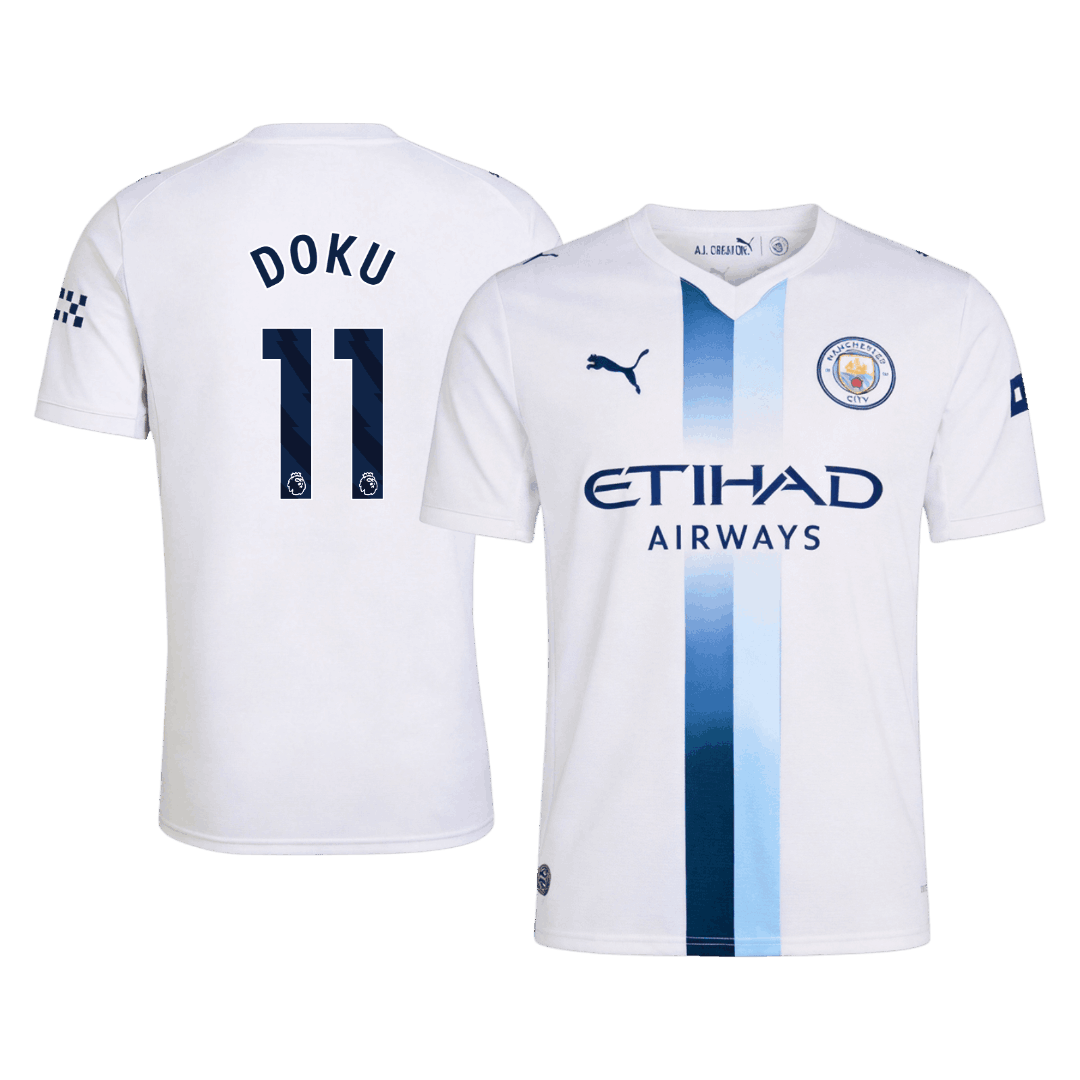DOKU #11 Manchester City Third Maillot 2026/27 Blanc