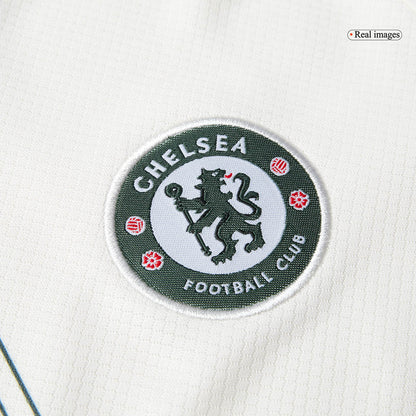 Vente Flash Chelsea Extérieur Maillot Kit 2025/26 Enfant Blanc